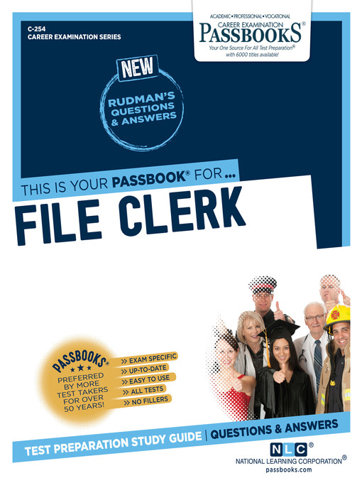 Title details for File Clerk by National Learning Corporation - Available